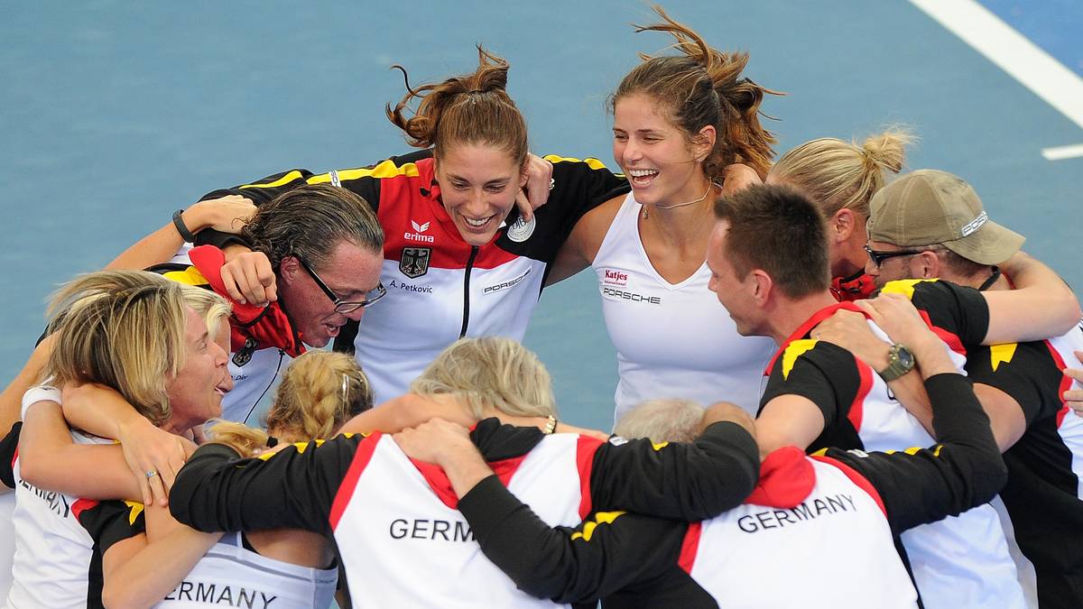 Die Beinahe-Krönung von Petkovic' bestem Jahr: Mit dem Fed-Cup-Team schafft es Petkovic bis ins Finale...