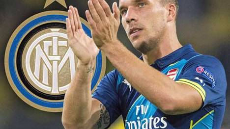 Jetzt ist es also perfekt. Lukas Podolski wechselt nach zweieinhalb Jahren beim FC Arsenal zu Inter Mailand, wird bis Saisonende von den "Gunners" ausgeliehen. Podolski freut sich, ruft seinen neuen Fans zu: "Ich bin glücklich, forza Inter"