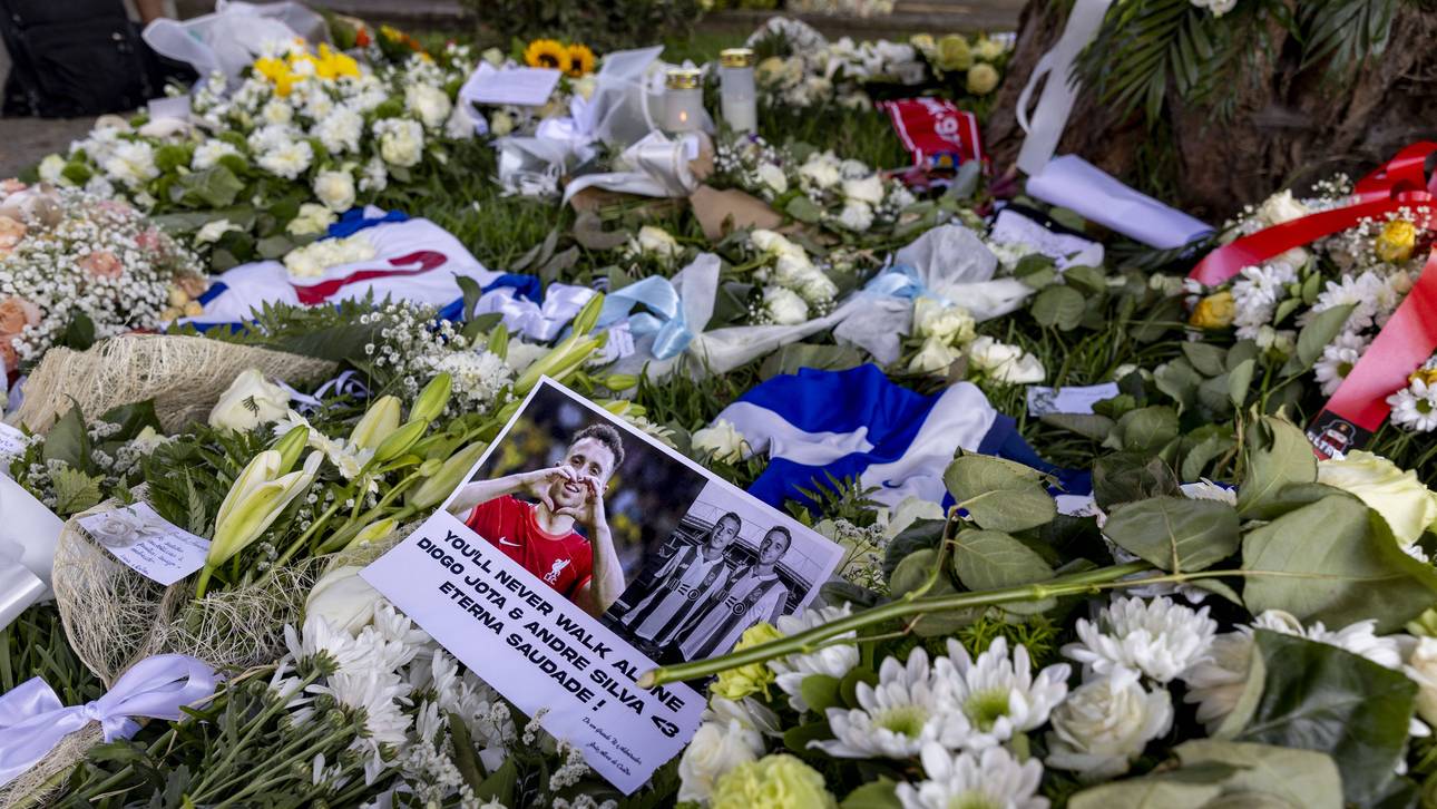 Die Welt trauert um Diogo Jota und seinen Bruder André Silva
