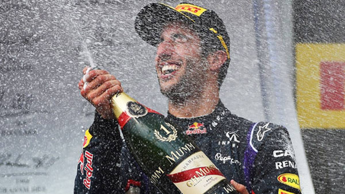 Daniel Ricciardo feiert in Budapest seinen zweiten Sieg. ZUM DURCHKLICKEN: Die Bilder des Rennens