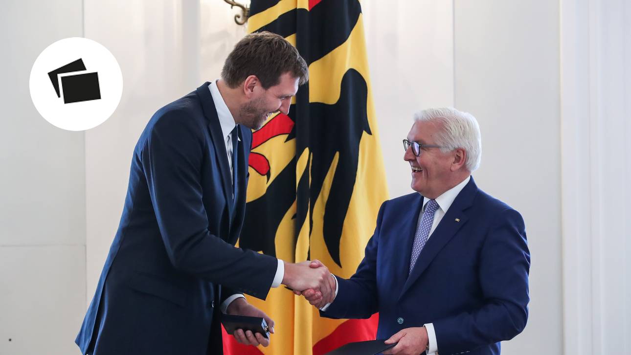 So wird Nowitzki weiter gefeiert