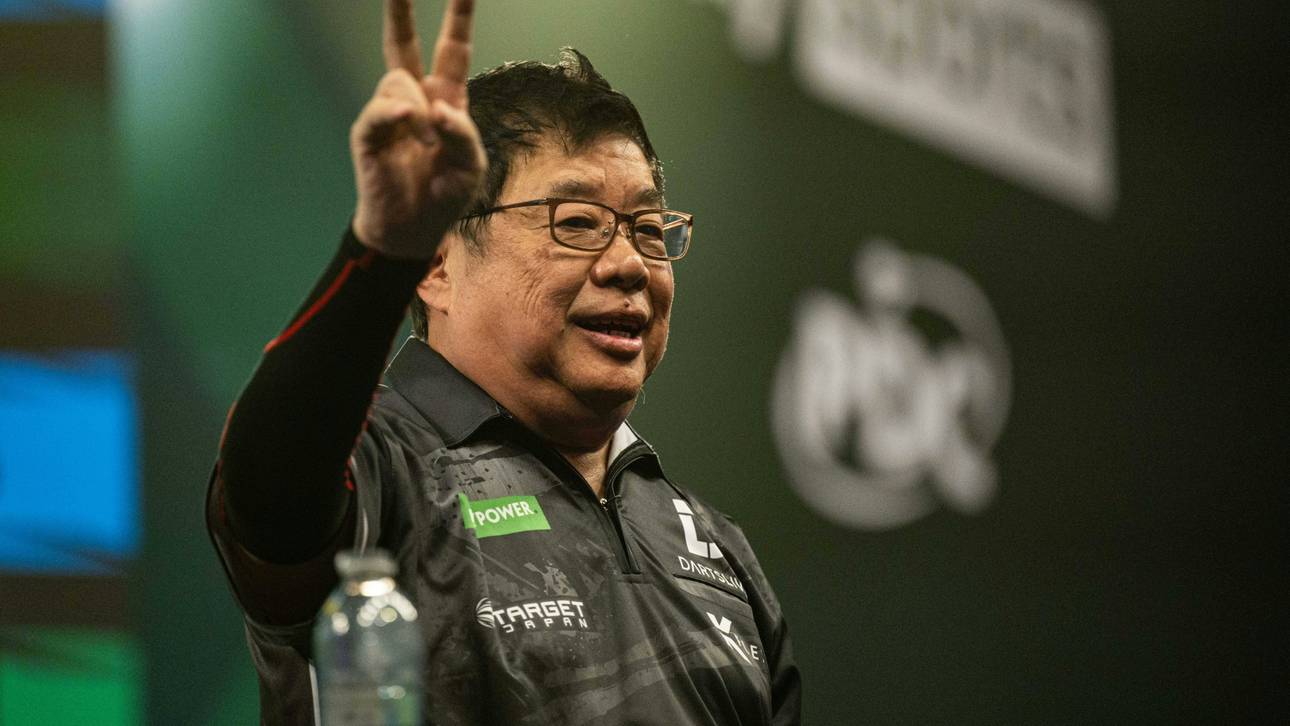Darts-WM: „Darts-Opa“ Lim siegt sich zum Altersrekord