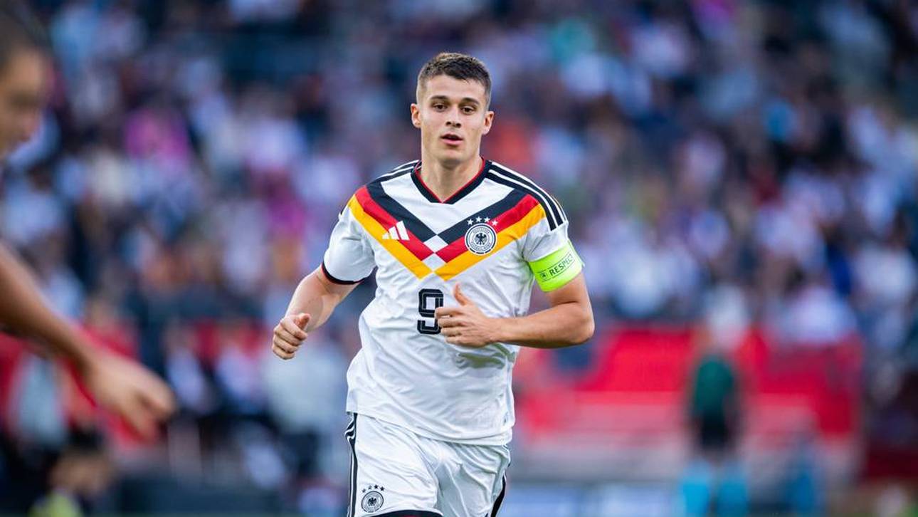Nicolò Tresoldi spielt für die deutsche U21