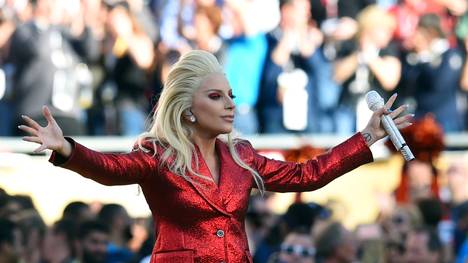 Lady Gaga sang im Vorjahr die Nationalhymne