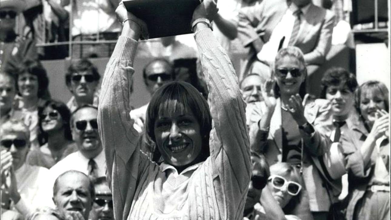 Martina Navratilova gewann nur zwölf Monate nach der sensationellen Niederlage wieder die French Open