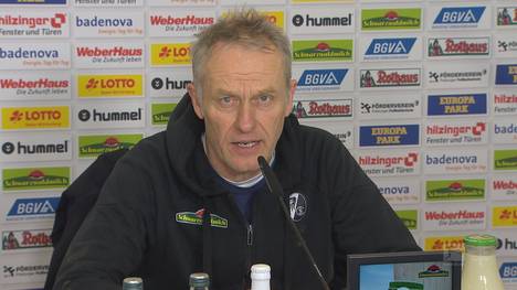 Mit fünf Siegen in Folge stellt der SC Freiburg einen Vereinsrekord auf. Trainer Christian Streich lässt das aber kalt.