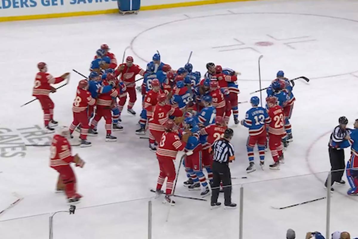 Massenschlägerei! Hier mischen wirklich alle mit