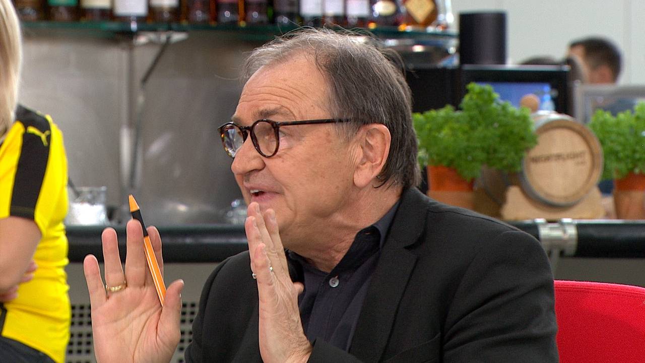 STAHLWERK Doppelpass: Ewald Lienen auf 180! Selbst Helmer kann ihn nicht bremsen
