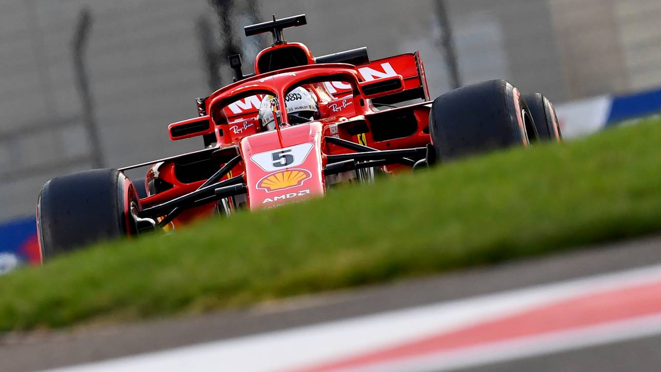 Vettel erneut hinter Hamilton