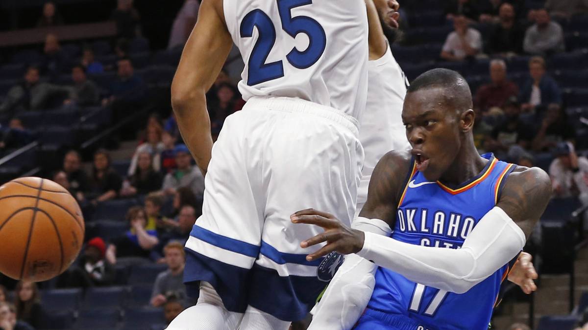 Nach seinem Wechsel zu den OKC Thunder überrascht Schröder in der Preseason mit seinen kurz geschoreren Haaren - ohne jeglichen Farbtupfer