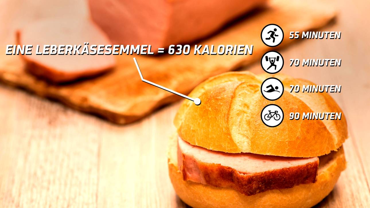 Leberkäsesemmel abtrainieren