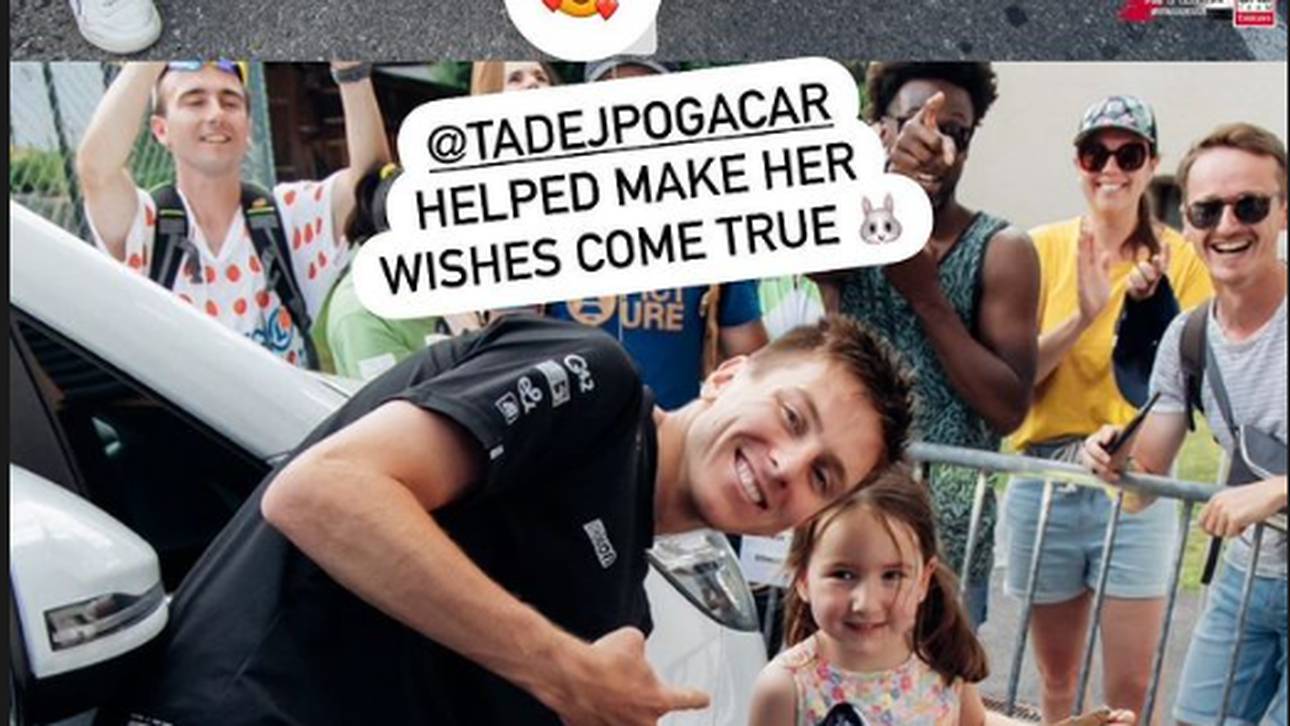 Tadej Pogacar wird zum Wunscherfüller