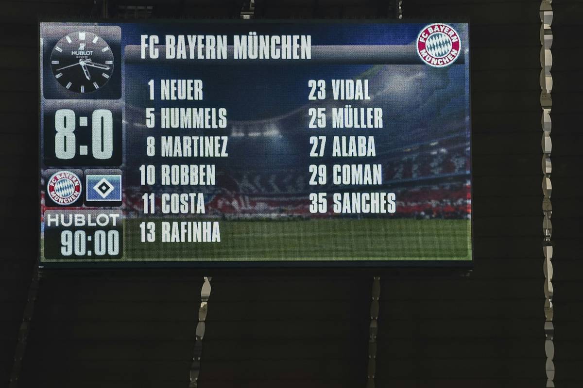 FC Bayern: HSV-Bilanz des Schreckens