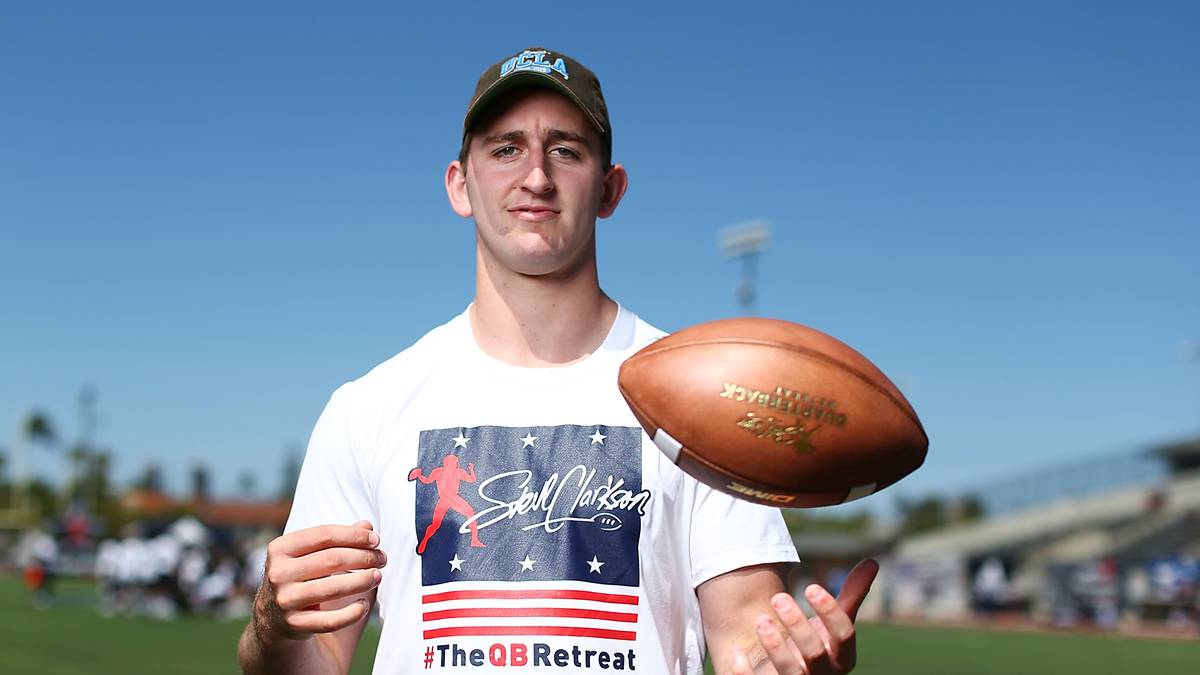 JOSH ROSEN (Quarterback, UCLA): Seine Sportkarriere begann auf dem Tennisplatz, wo der 20-Jährige ebenfalls großes Talent besaß