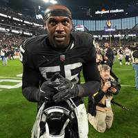 Die Las Vegas Raiders entlassen ihren Star-Verteidiger Chandler Jones. Der jüngere Bruder von UFC-Kämpfer Jon Jones - einst Super-Bowl-Sieger an Tom Bradys Seite - hatte zuletzt massive Besorgnis ausgelöst.
