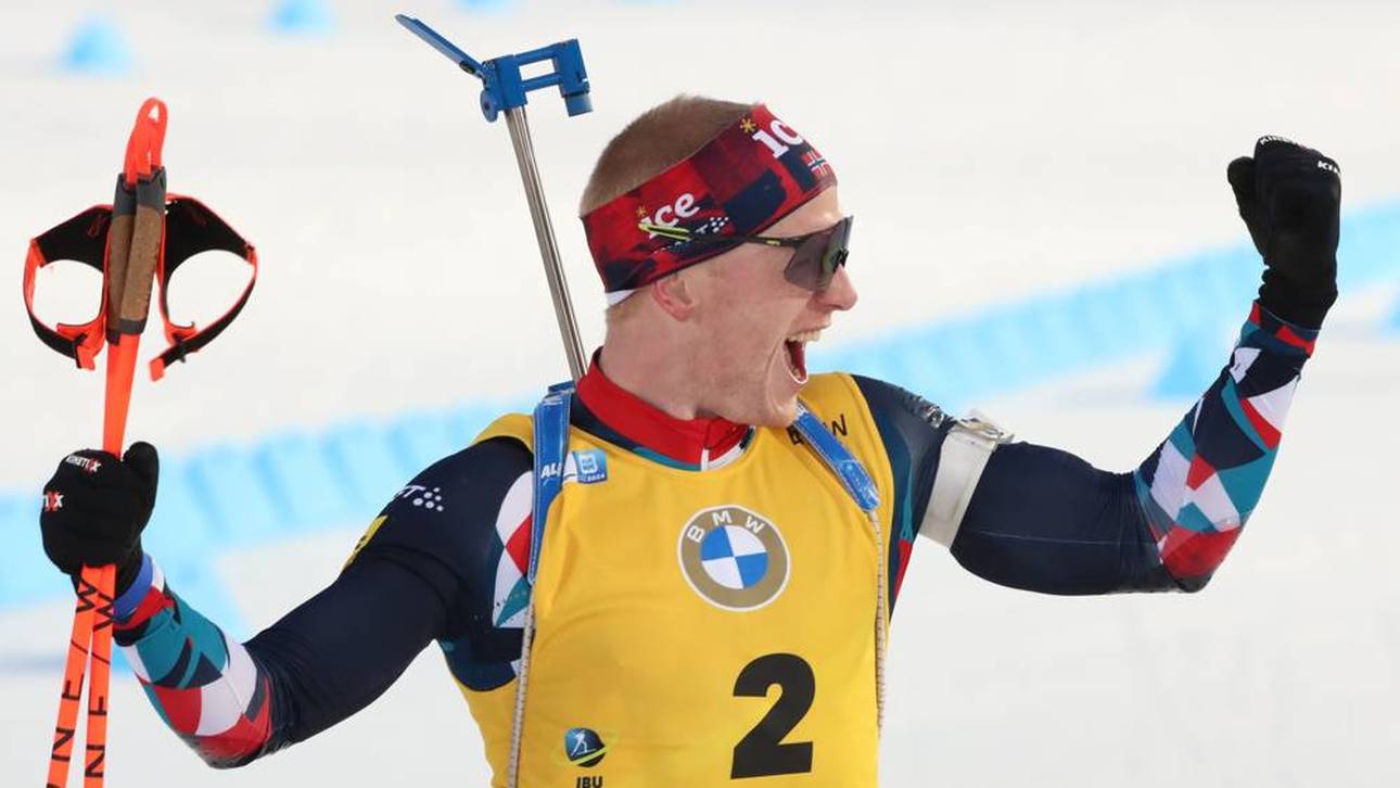 Biathlon-Star jubelt gleich dreifach