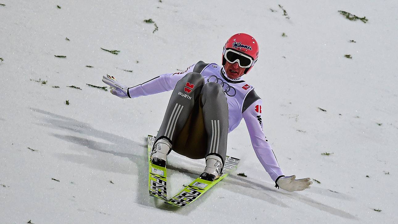 Skispringer verpassen Medaille