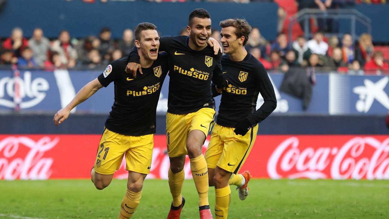 Atletico bleibt an Top-Trio dran