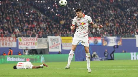 Benjamin Sesko stürmt für Leipzig