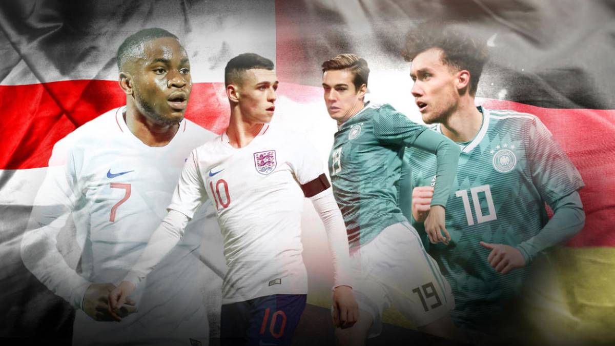 SPORT1 stellt fünf englischen Toptalenten aus der U21 fünf deutsche Hoffnungsträger gegenüber
