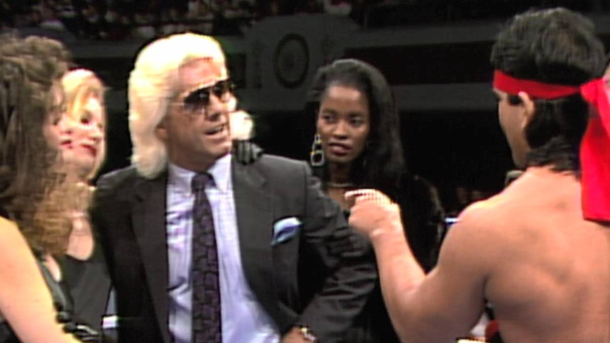 Wrestling-Duell der Gegensätze: Ric Flair (l.) und Ricky Steamboat