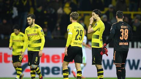 Borussia Dortmund stürzte nach der Niederlage gegen Werder Bremen in der Tabelle auf Platz sieben ab