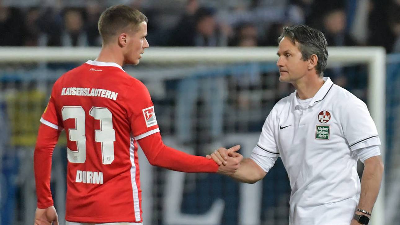 Dirk Schuster (r.) und Erik Durm (l.)