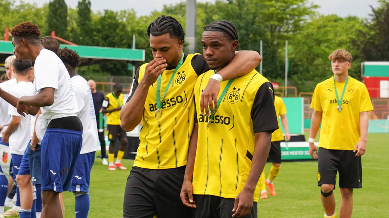 Charles Herrmann (r.) wird zu Borussia Mönchengladbach wechseln