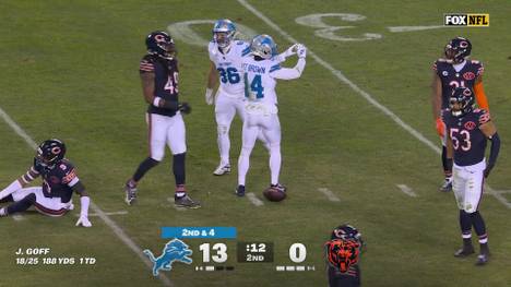 Die Playoffs haben Amon-Ra St. Brown und die Detroit Lions zwar verpasst, im letzten Saisonspiel gegen die Chicago Bears brilliert der Deutsche trotzdem nochmal. Auch im entscheidenden Drive spielt er eine wichtige Rolle.