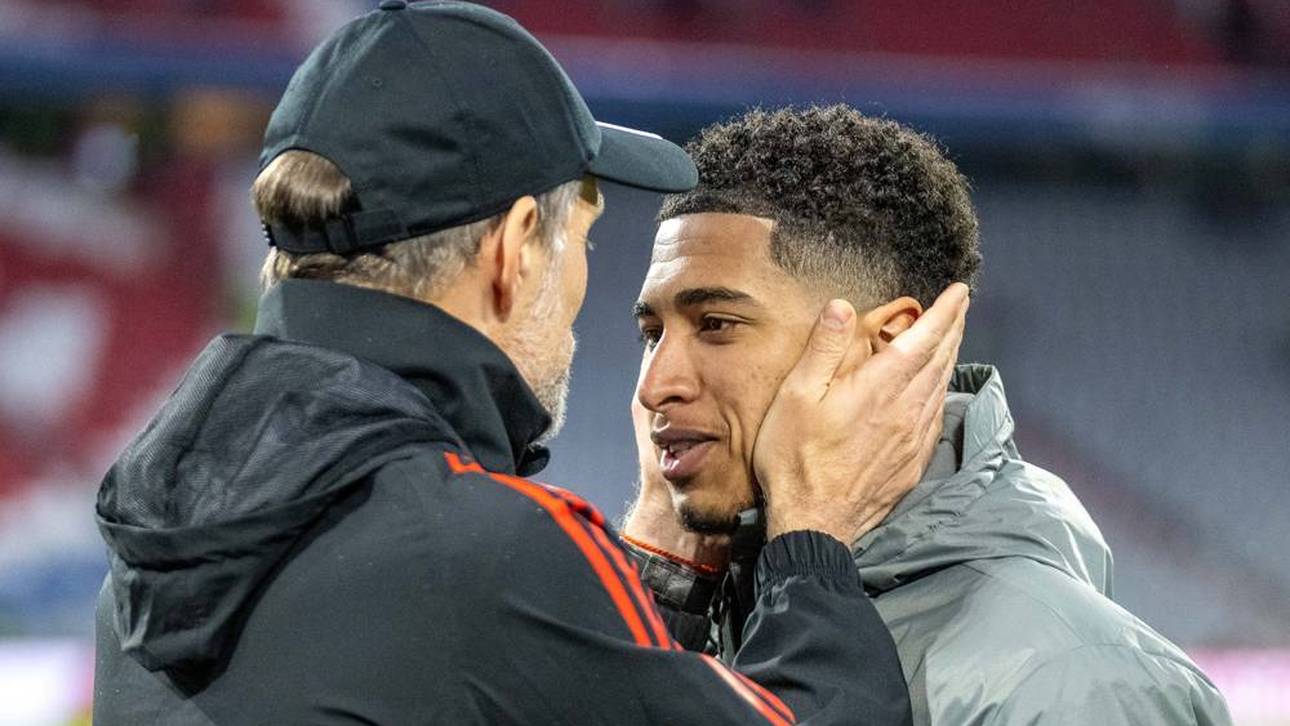 Thomas Tuchel und Jude Bellingham - hier zu gemeinsamen Bundesliga-Zeiten 2023