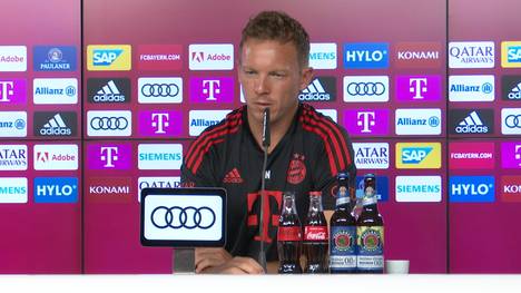 In der Gruppenphase der Champions League treffen die Bayern auf Barcelona und damit auch auf Robert Lewandowski. Trainer Julian Nagelsmann äußert sich zu der frühen Rückkehr des Polen. 