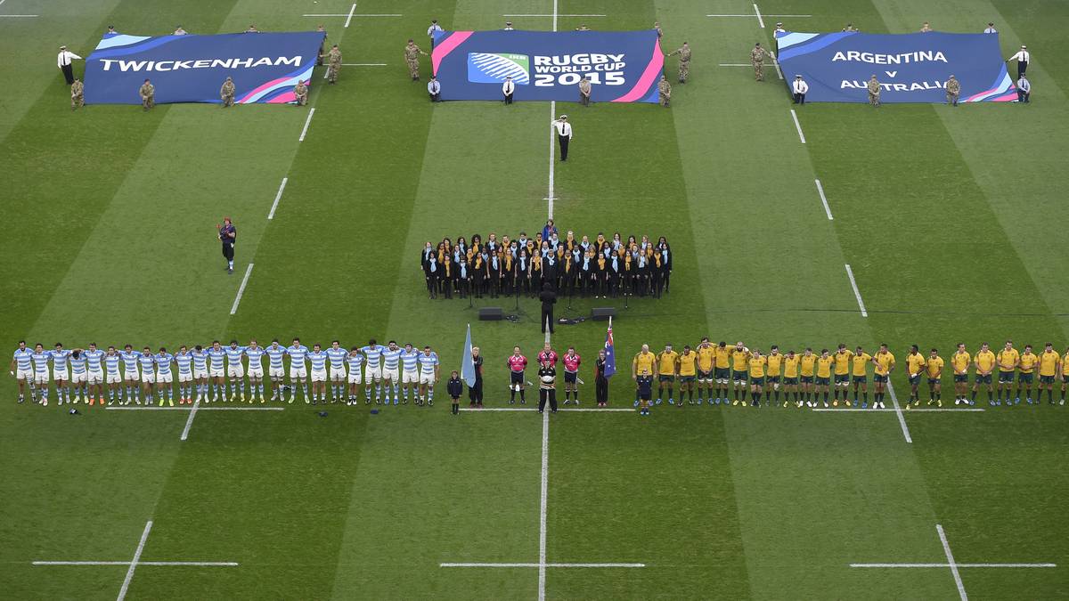 Im Londoner Rugby-Tempel Twickenham steigt das zweite WM-Halbfinale zwischen Australien und Außenseiter Argentinien