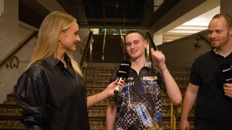 Ricardo Pietreczko spricht über sein anstehendes Drittrundenspiel gegen Luke Humphries und wird mit einer Videobotschaft überrascht.