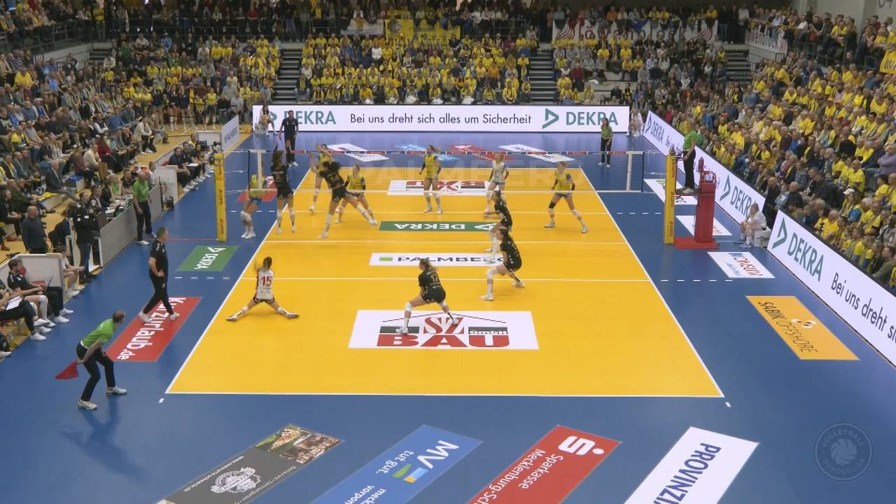 Volleyball Bundesliga: SSC Palmberg Schwerin schlägt SC Potsdam deutlich