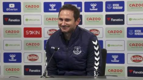 Frank Lampard feierte mit dem 4:1-Sieg im FA Cup gegen Brentford einen gelungenen Einstand als Everton-Trainer. Nach dem Spiel zeigt sich die Chelsea-Legende gerührt und dankt den Fans der Toffees.