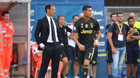 Trainer Massimiliano Allegri will Cristiano Ronaldo auch einmal eine Pause gönnen