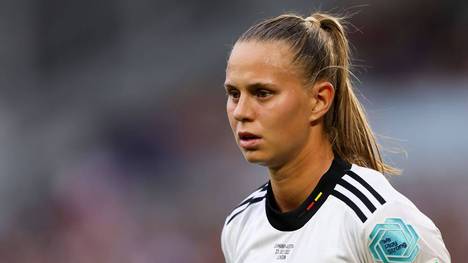 Klara Bühl wurde nach dem Viertelfinal-Sieg gegen Österreich zur Spielerin des Spiels gekürt