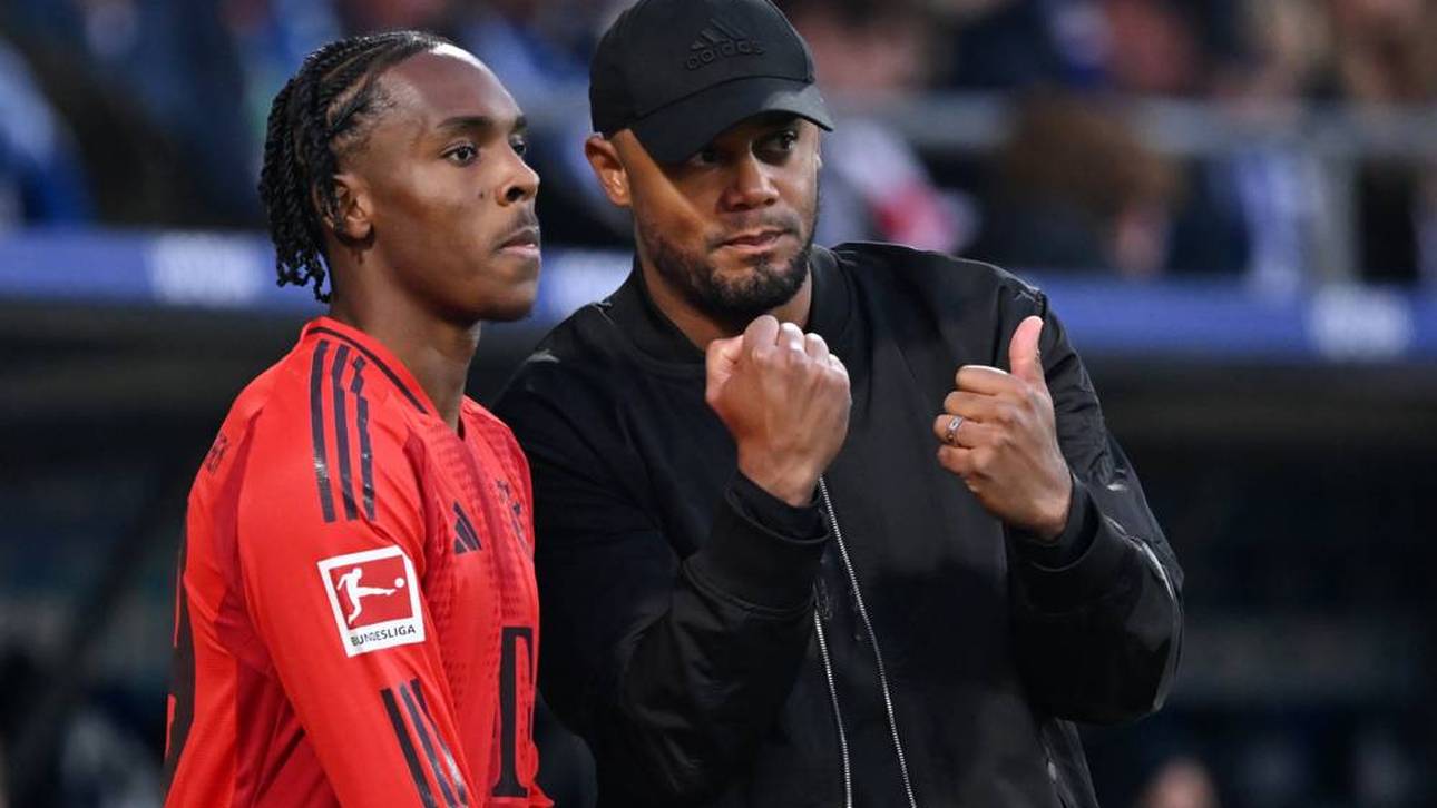 Mathys Tel im Gespräch mit Vincent Kompany