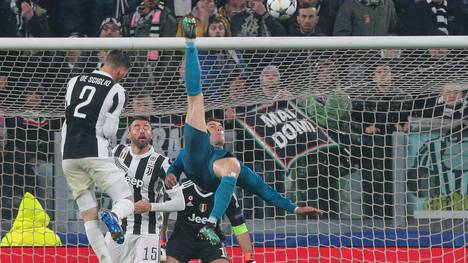 Cristiano Ronaldo erzielte im Hinspiel bei Juventus ein Traumtor