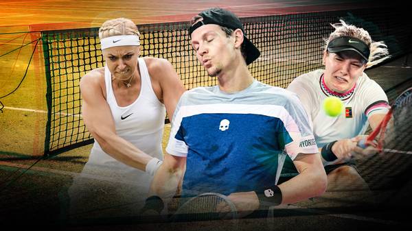 Die abgestürzten Tennis-Stars: Sabine Lisicki, Tomas Berdych und Eugenie Bouchard