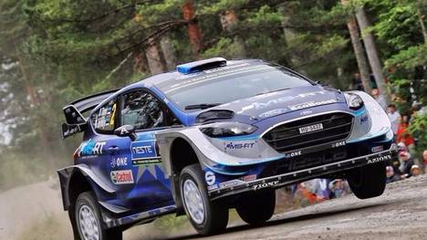 Ott Tänak war zum Auftakt der Rallye Finnland der Schnellste