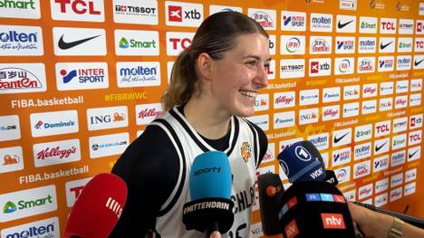 Mit dem Sieg gegen Mali haben die deutschen Basketballerinnen bei der Heim-WM die K.o.-Phase erreicht. Lina Sontag, Frieda Bühner und Luisa Geiselsöder sprechen über das Weiterkommen und die nächste Aufgabe.