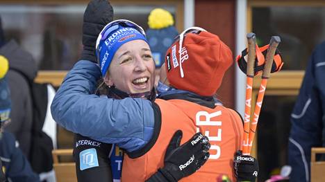 Franziska Preuß hat ein furioses Biathlon-Comeback gefeiert