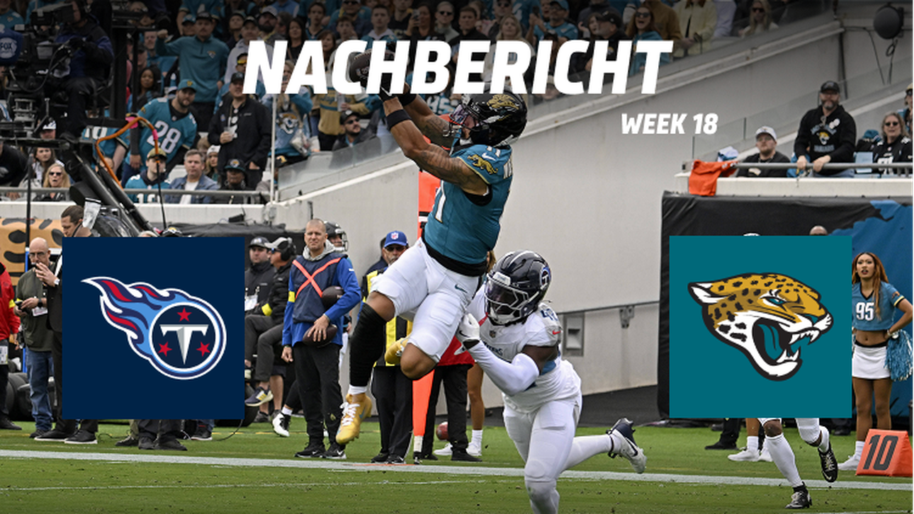Jaguars überrollen Tennessee und krallen sich die Krone der AFC South