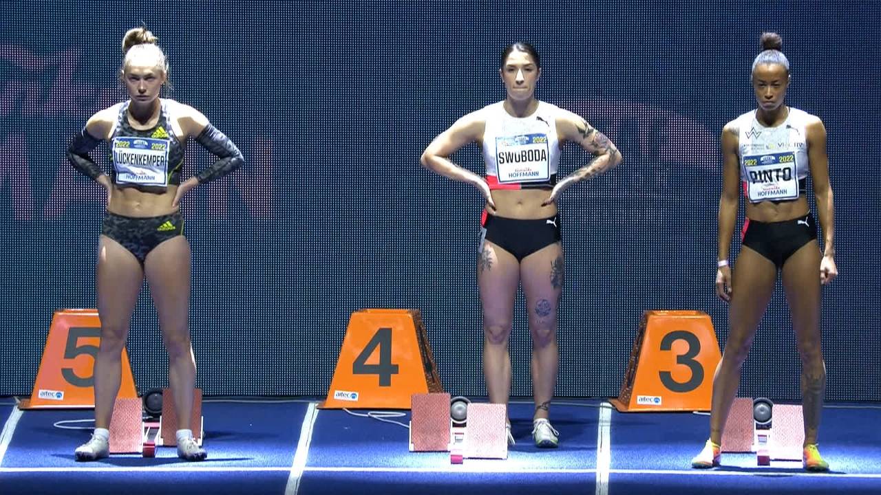 ISTAF: Sprint: Gina Lückenkemper hat gegen Swoboda über 60 Meter keine Chance