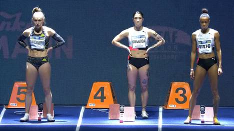 Über 60 m hatten Tatjana Pinto und Gina Lückenkemper keine Chance gegen Ewa Swoboda. Vor allem am Start haperte es für die deutsche Hallenmeisterin über 60 Meter von 2017.