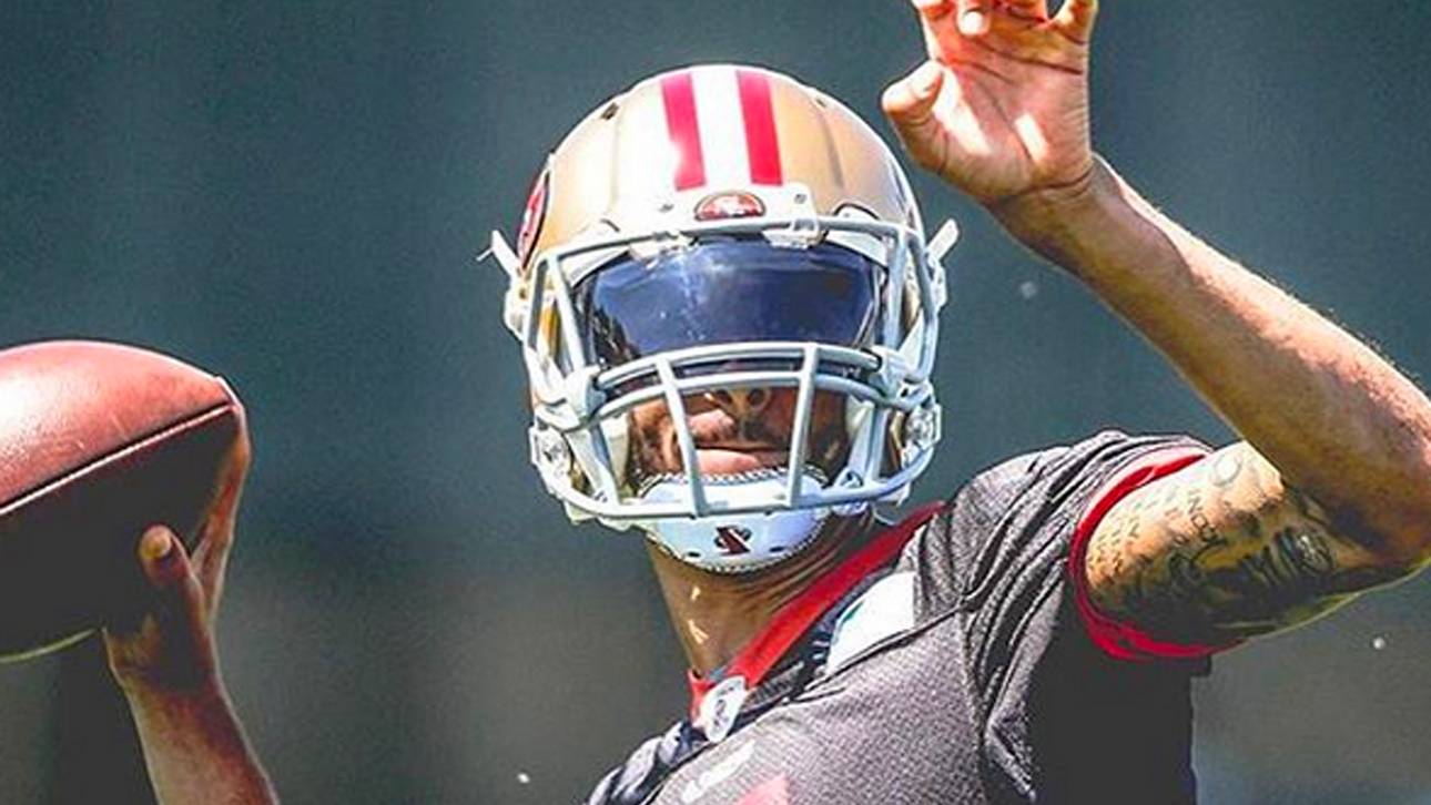 Kaepernick testet Spezialvisier