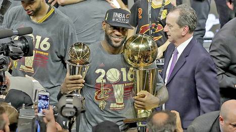 LeBron James war zum dritten Mal wertvollster Spieler der NBA-Finals