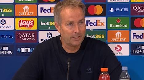 Nach dem 2:2 gegen den FC Kopenhagen spricht Bayer-Trainer Kasper Hjulmand über die defensiven Schwächen von Bayer Leverkusen. Laut dem Dänen ist seine Mannschaft "zu offen".