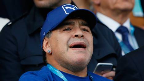 Diego  Maradona kann sich eine WM mit 48 Teams gut vorstellen